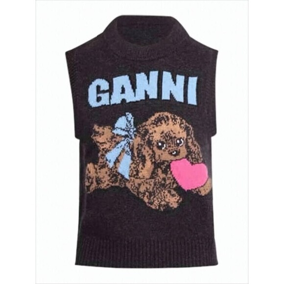 Ganni Sweaters - Ganni Sleeveless Knitted Sweater Vest - NWT